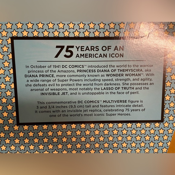 Wonder Woman Invisible Jet and Figure 75th Anniversary SDCC 2016 NWT NRFB ๐HP๐ - Picture 6 of 10